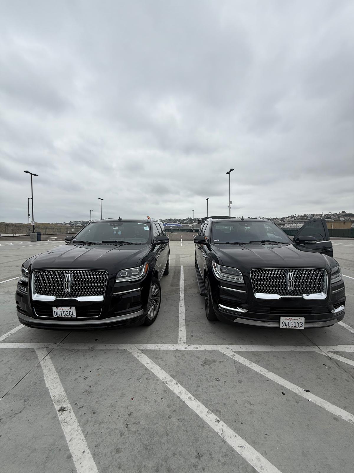 Modern business setting for executive chauffeur and corporate transportation